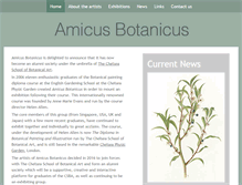 Tablet Screenshot of amicusbotanicus.com